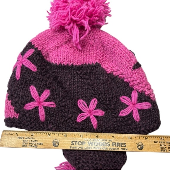 Agan Traders Hat Wool Fleece Lined Trapper Beanie Cap Womens Ear Flaps Pom Pom - Picture 10 of 11
